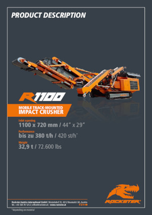 Concasseurs mobiles Rockster R1100