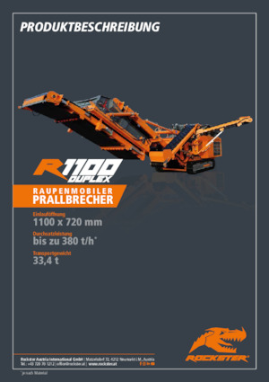 Concasseurs mobiles Rockster R1100D