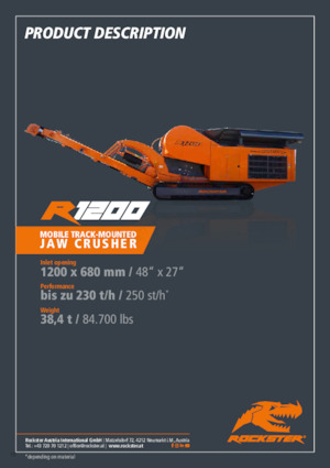 Concasseurs mobiles Rockster R1200