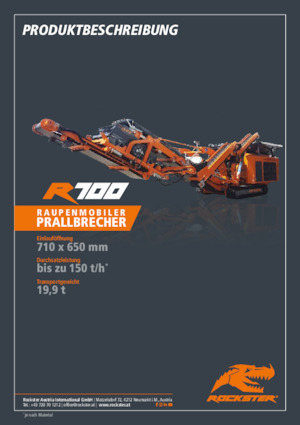 Concasseurs mobiles Rockster R700