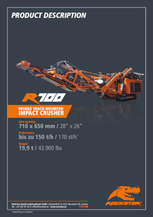 Concasseurs mobiles Rockster R700