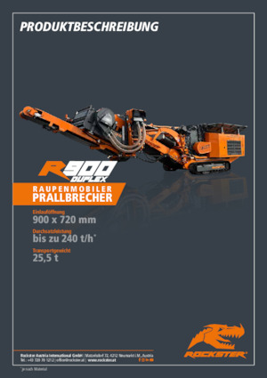 Concasseurs mobiles Rockster R900D