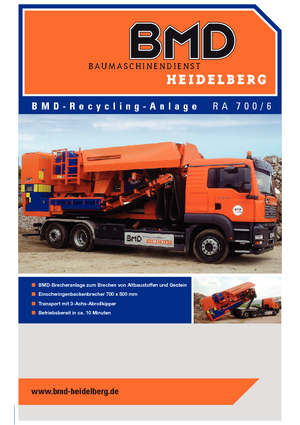 Concasseurs mobiles BMD RA 700/6