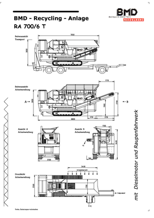 Concasseurs mobiles BMD RA 700/6 T 