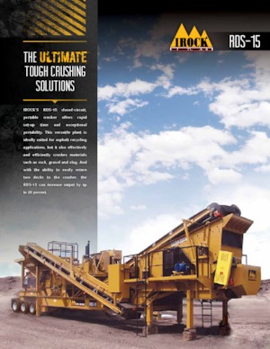 Concasseurs mobiles IROCK  RDS-15