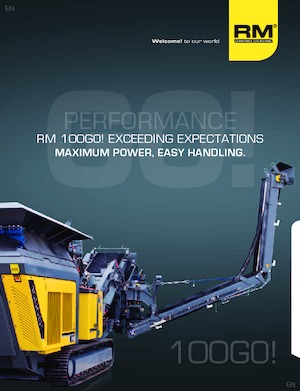 Concasseurs mobiles Rubble Master RM 100GO!