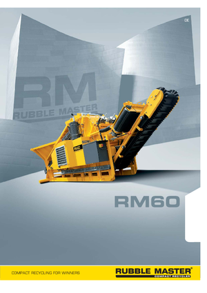 Concasseurs mobiles Rubble Master RM 60