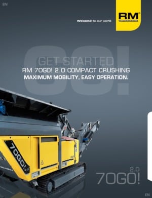 Concasseurs mobiles Rubble Master RM 70GO! 2.0