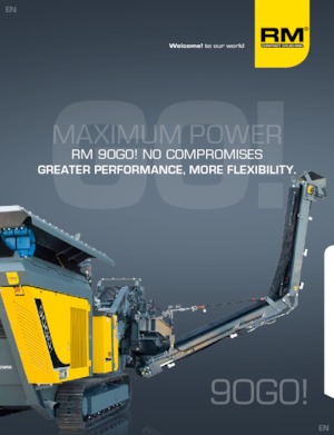 Concasseurs mobiles Rubble Master RM 90GO!