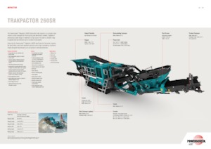 Concasseurs mobiles Powerscreen Trakpactor 260SR