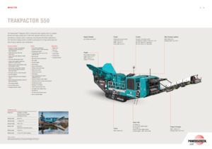 Concasseurs mobiles Powerscreen Trakpactor 550