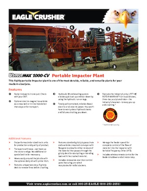 Concasseurs mobiles Eagle Crusher UM-15