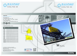 Concasseurs mobiles Baioni W400/2