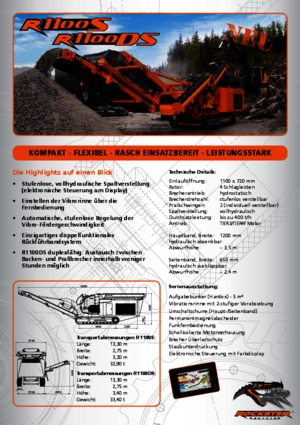 Concasseurs mobiles Rockster R1100S 
