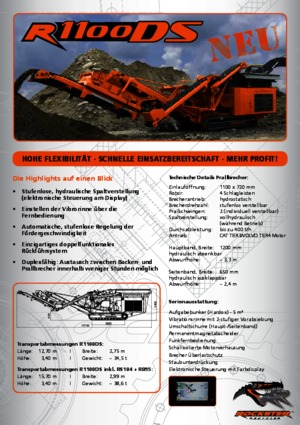 Concasseurs mobiles Rockster R1200D 