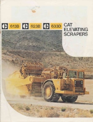 Scrapeurs Caterpillar 613B