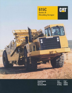 Scrapeurs Caterpillar 615 C ll