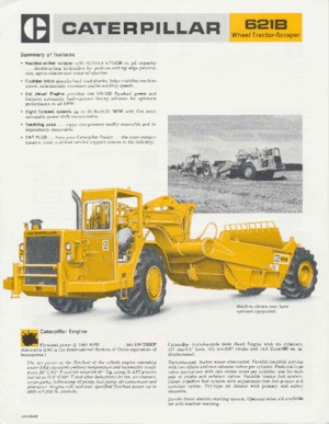 Scrapeurs Caterpillar 621B