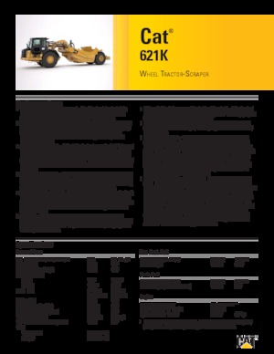 Scrapeurs Caterpillar 621K