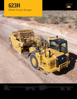 Scrapeurs Caterpillar 623H