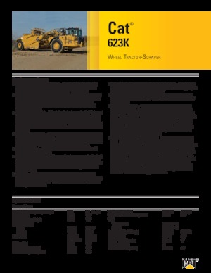 Scrapeurs Caterpillar 623K