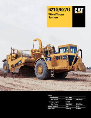 Scrapeurs Caterpillar 621G Auger