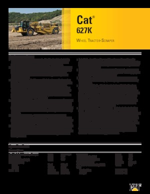 Scrapeurs Caterpillar 627K