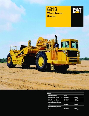 Scrapeurs Caterpillar 631G