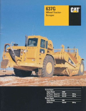 Scrapeurs Caterpillar 637G