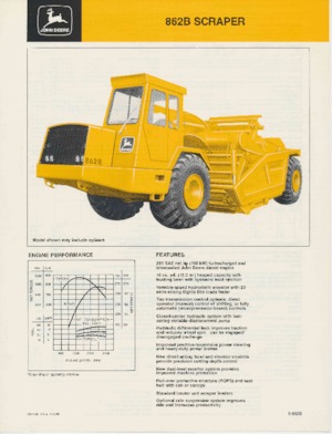 Scrapeurs John Deere Construction 862B