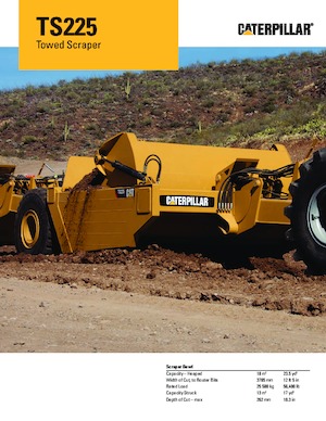 Scrapeurs Caterpillar TS225