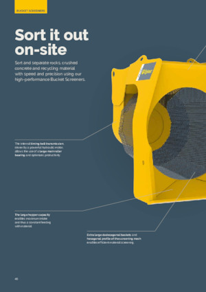 Godet Cribleur Epiroc BS 1600