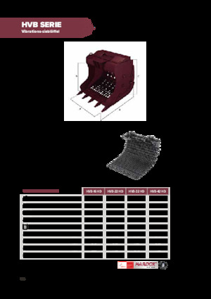 Godet Cribleur Hydra Ram HVB-16HD