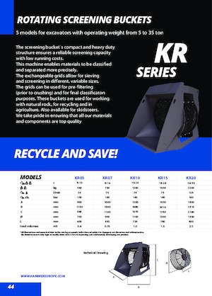 Godet Cribleur Hammer KR06