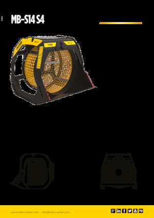 Godet Cribleur MB Crusher MB-S14 S4