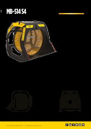 Godet Cribleur MB Crusher MB-S14 S4