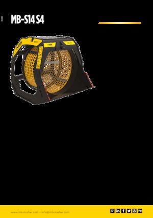 Godet Cribleur MB Crusher MB-S14 S4