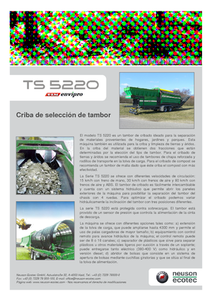 Tamiseurs Neuson-Ecotec TS 5220 LS