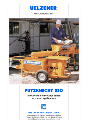 Pompes à vis sans fin Uelzener S 30 R210 UE5O7R2