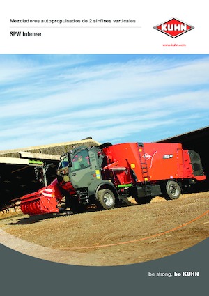 Mélangeurs alimentaire Auto-propulsé Kuhn SPW Intense 25.2 CL
