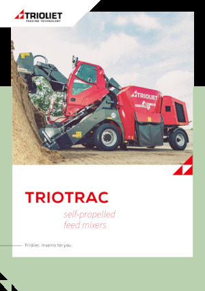 Mélangeurs alimentaire Auto-propulsé Trioliet Triotrac M 1700 AL