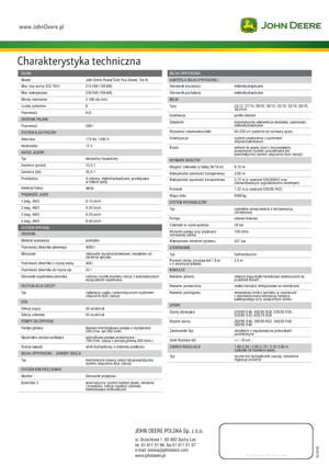 Pulverisateurs Automoteurs John Deere 5430i