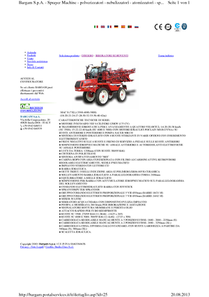 Pulverisateurs Automoteurs Bargam Mac 4000 XL