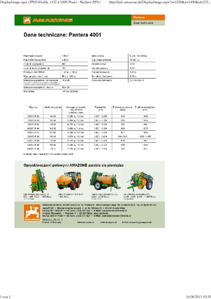 Pulverisateurs Automoteurs Amazone Pantera 4001 (33)