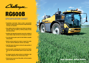 Pulverisateurs Automoteurs Challenger RoGator 655