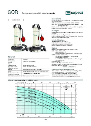 Pompes broyeurs Calpeda GQR 10-16