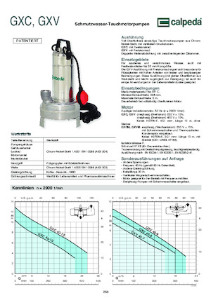 Pompes broyeurs Calpeda GXC 40-13