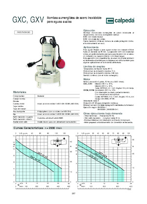 Pompes broyeurs Calpeda GXC 40-13