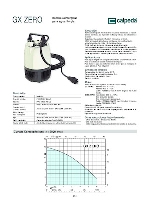 Pompes broyeurs Calpeda GXRM Zero