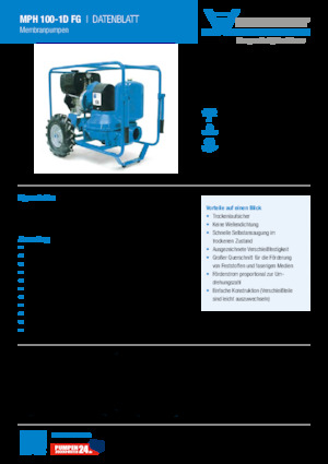 Pompes broyeurs Heide-Pumpen MPH 100-1D FG